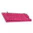 Tastatură Logitech G Pro X TKL Rapid, Cu fir, Magenta, 3 image