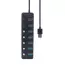 Adaptor Hub Gembird UHB-U3P7P-01, Negru, 3 image