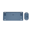 Tastatură + Mouse Wireless Trust Lyra Multi-Device / BT5.0 / Blue, 3 image