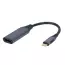 Cablu Video Cablexpert A-USB3C-HDMI-01, USB Type-C (M) - HDMI, 0,15m, Gri