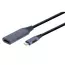 Cablu Video Cablexpert A-USB3C-HDMI-01, USB Type-C (M) - HDMI, 0,15m, Gri, 3 image