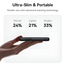 Baseus Power Bank 10000mAh 22,5W with Cable Type-C 0.3m, EnerFill FC11 Digital Display, Cosmic Black, 2 image