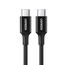 UGREEN Cable Type-C 2.0 to Type-C 2.0, 5A/100W, 1M, Black | US300, 2 image