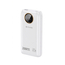 BAVIN Power Bank 20000mAh, 22.5W Fast Charging, Built-in Dual Cables, LED Display, White
