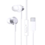 Baseus Wired Earphones Interface Type-C with Mic Encok CZ11,  Moon White