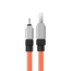 Baseus Cable CoolPlay Series USB-A to Lightning 2.4A 12W 1m, Orange, 2 image