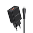 Jokade Wall Charger with Cable USB to Micro-USB Single Port 5A JB022, Black