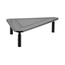 Gembird MS-TABLE-02, Adjustable monitor stand (triangle), 20 kg, 500 x 285 x 120 mm, Height range: 100/120/140 mm