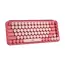 Tastatură Wireless Logitech POP Keys, Pink, 9 image