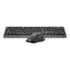 Tastatură + Mouse Wireless A4Tech FG1035, Black / Gray, 2 image