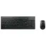 Tastatură + Mouse Wireless Lenovo 4X30M39487, Black