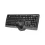 Tastatură + Mouse Wireless A4Tech FG1035, Black / Gray, 4 image