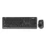 Tastatură + Mouse Wireless A4Tech FG1035, Black / Gray