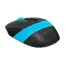Wireless Mouse A4Tech FG10, Black/Blue, 2 image