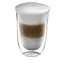 Set de pahare DeLonghi DLSC312, 220 ml 2 buc, Transparent, 2 image
