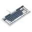 Tastatură Gaming Havit KB884L, Cu fir, White/Light Blue, 2 image