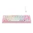Tastatură Gaming Havit KB874L, Cu fir, Pink/White, 3 image