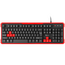 Tastatură Gaming Genesis Rhod 110, US Layout, Red