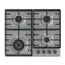 Plită incorporabilă pe gaz Gorenje GW 642 ABX, Silver