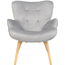 Fotoliu Deco LEONARD HLR20 Catifea Grey, 2 image