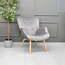 Fotoliu Deco LEONARD HLR20 Catifea Grey, 4 image