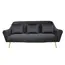 Canapea Deco  GLORIOSA(3 locuri) MS01-84+Gold leg Black, 3 image