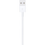 Cablu de încărcare și date Apple Lightning la USB, 1m, Alb, 3 image