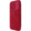 Husă tip carte Nillkin iPhone 15 Pro - Qin Pro, Roșu, 2 image