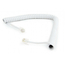 Cablu spiralat al receptorului telefonic Cablexpert TC4P4CS-2M, Alb, 3 image