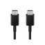 Cablu încărcare și sincronizare Samsung USB-C to USB-C Cable 3A, USB Type-C/USB Type-C, 1,8m, Negru