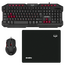 Set Tastatură + Mouse + Mouse Pad SVEN GS-9200, Cu fir, Negru/Rosu