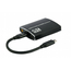 Cablu Video Cablexpert A-CM-HDMIF2-01, USB 3.1 Type-C (F) - 2 x HDMI (F), 0.15 m, Negru, 5 image