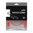 Patch cord Cablexpert PP12-0.25M/R, CAT5e UTP, 0,25m, Roșu, 4 image