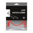 Patch cord Cablexpert PP12-0.25M/R, CAT5e UTP, 0,25m, Roșu, 6 image