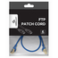 Patch cord Cablexpert PP6-0.5M/B, Cat6 FTP , 0,5m, Albastru, 5 image