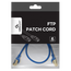Patch cord Cablexpert PP6-0.5M/B, Cat6 FTP , 0,5m, Albastru, 4 image
