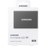 SSD portabil extern Samsung Portable SSD T7, 2 TB, Grey (MU-PC2T0T/WW), 4 image