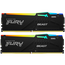 Memorie RAM Kingston FURY Beast RGB, DDR5 SDRAM, 6000 MHz, 64GB, KF560C36BBEAK2-64, 2 image