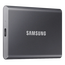 SSD portabil extern Samsung Portable SSD T7, 2 TB, Grey (MU-PC2T0T/WW)