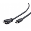 Cablu încărcare și sincronizare Cablexpert CCP-USB3-mBMCM-1M, USB Type-C/micro-USB, 1m, Negru, 3 image