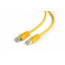 Patch cord Cablexpert PP6-1M/Y, Cat6 FTP , 1m, Galben, 7 image