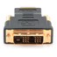 Adaptor Video Cablexpert A-HDMI-DVI-1, HDMI (M) - DVI-I (M), Negru, 2 image