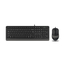 Set Tastatură + Mouse A4Tech F1010, Cu fir, Negru/Gri, 3 image
