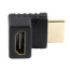 Adaptor Video Cablexpert A-HDMI270-FML, HDMI (M) - HDMI (F), Negru, 3 image