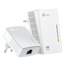 Wi-Fi + Powerline adapter TP-LINK TL-WPA4220 KIT, AV600, 600 Mbps, Alb