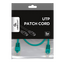 Patch cord Cablexpert PP12-0.5M/G, CAT5e UTP, 0,5m, Verde, 2 image