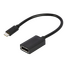 Cablu Video Cablexpert A-CM-DPF-02, USB 3.1 Type-C (M) - DisplayPort (F), 0.15 m, Negru