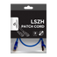 Patch cord Cablexpert PP6A-LSZHCU-B-0.5M, Cat6A SSTP, 0,5m, Albastru, 2 image