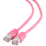 Patch cord Cablexpert PP6-1M/RO, Cat6 FTP , 1m, Roz, 3 image