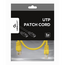 Patch cord Cablexpert PP12-0.5M/Y, CAT5e UTP, 0,5m, Galben, 2 image